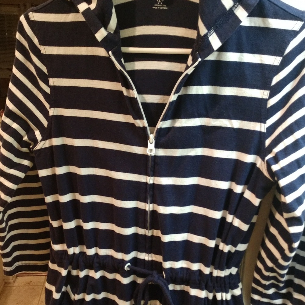 Lands End beach cover up with hood